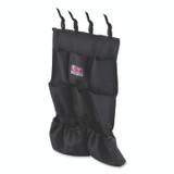 SUNCAST CORPORATION Commercial® HKCBAG04D 8-Pocket Organizer for Suncast Commercial Full-Size and Compact Housekeeping Carts, 19.5" x 1.67" x 26.83", Black