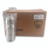 PLASTIFAR SA 18438 Plastic Cold Cups, Sundae, 5 oz, Clear, 1,000/Carton