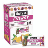 1908 BRANDS That’s it.® 22002519 Organic Energy Bars, Tropical Passion Blend, 0.7 oz Bar, 36/Box