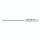 J5CREATE JCH451 USB-C Hub and 4K HDMI, 3 Ports, Silver