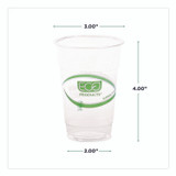 ECO-PRODUCTS,INC. EP-CC10-GS GreenStripe PLA Cold Cups, 10 oz, Plastic, Clear, 1,000/Carton