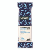 VERB ENERGY 22002523 Caffeinated Protein Bar, Oatmeal Chocolate Chip, 1.8 oz Bar, 12/Box