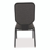 NATIONAL PUBLIC SEATING NPS® 9690BG2 Flex-Back Banquet Chair, Supports Up to 500 lbs, 18.6" Seat Height, Morticia Onyx Seat/Back, Black Base, 2/Pack