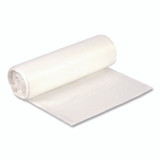 BOARDWALK 24338N High-Density Can Liners, 16 gal, 8 mic, 24 x 33, Natural, Perforated Roll, 1,000/Carton