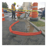 ABSORBENT SPECIALTY PRODUCTS Quick Dam™ QDGG104HV Outdoor Grab and Go Bucket Kit, (4) Hi-Vis 10 ft Flood Barriers