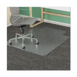 ALERA MAT3648HFL All Day Use Non-Studded Chair Mat for Hard Floors, 36 x 48, Lipped, Clear