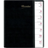 Dominion Blueline, Inc Brownline CB925BLK Brownline Pre-Vu Weekly Planner, Transparent Section, English, Black (CB925.BLK)