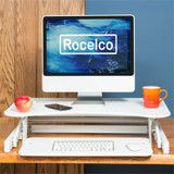 Rocelco, Inc Rocelco RADRW Rocelco ADR 32" Adjustable Desk Riser with EVR Rocelco, Inc Rocelco RADRW Rocelco ADR 32" Adjustable Desk Riser with EVR