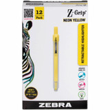 Zebra Pen Corporation Zebra Pen 71250 Zebra Pen Z-Grip Retractable Highlighter