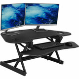 Rocelco, Inc Rocelco RCADRB46A Rocelco CADR-46 Corner Sit-to-Stand Desk Riser