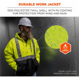 Tenacious Holdings, Inc Ergodyne 23977 Ergodyne 8275 Heavy-Duty Hi-Vis Jackets