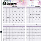 Dominion Blueline, Inc Blueline C171920 Blueline Tropical Annual Wall Calendar 24"x 36" , English