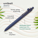 uni-ball Corporation uniball? 70663 uniball™ Zento Retractable Liquid Gel Pens uni-ball Corporation uniball? 70663 uniball™ Zento Retractable Liquid Gel Pens