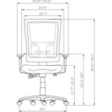 Lorell 85561 Lorell Mesh High-Back Office Chair