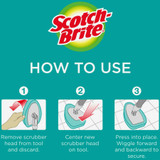 3M Scotch-Brite 560RCT Scotch-Brite Bath Scrubber Refills