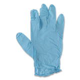 BOARDWALK 382XSCTA Disposable Examination Nitrile Gloves, Powder-Free, X-Small, 5 mil Thick, 9.5" Long, Blue, 100/Box, 10 Boxes/Carton