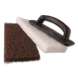 3M/COMMERCIAL TAPE DIV. 08004B Doodlebug Utility Pad, 4.62 x 10, Brown, 10/Carton