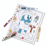 BINNEY & SMITH / CRAYOLA 42743 Bluey Color and Sticker Activity Set, Includes Five Markers, Ages 3 and Up, 32 Pages