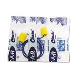 3M/COMMERCIAL TAPE DIV. 311-1101 E-A-R Classic Earplugs, Corded, PVC Foam, Yellow, 200 Pairs/Box