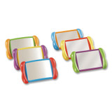 LEARNING RESOURCES LER3371 All About Me 2-in-1 Mirrors, Ages 18 Months and Up, Assorted Colors, 6 Pieces
