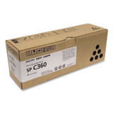 RICOH CORP. 408180 408180 Toner, 1,500 Page Yield, Black