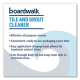BOARDWALK 4846 Tile and Grout Cleaner, Minted Evergreen Scent, 32 oz Bottle, 12/Carton