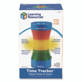 LEARNING RESOURCES LER6900 Time Tracker Visual Timer and Clock, LCD, 5.4 x 8.6 x 2.5, Assorted Colors