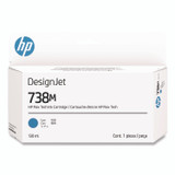 HP INC A24VMACT HP 738M (A24VMACT) Cyan Original DesignJet Ink Cartridge, 20/Carton
