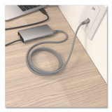 STAPLES BRANDS GROUP TECH ST62449 CAT5e Ethernet Cable, 14 ft, Gray