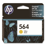 HP INC CB320WNCT HP 564, (CB320WN) Yellow Original Ink Cartridge, 24/Carton