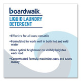BOARDWALK 4851 Liquid Laundry Detergent, Fresh and Clean Scent, 1 gal Bottle, 4/Carton