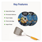 AVERY PRODUCTS CORPORATION 8692 Inkjet CD Labels, Matte White, 40/Pack