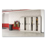 SAFCO PRODUCTS 5518TN Triple Sloped Metal Locker Hood Addition, 36w x 18d x 6h, Tan