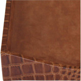 Dacasso Limited, Inc Protacini A6101 Protacini Cognac Brown Italian Patent Leather Front-Load Letter Tray