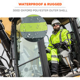 Tenacious Holdings, Inc GloWear 25013 GloWear 8918BK Class E Bottom Rain Bibs