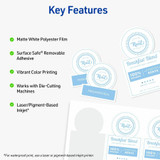 Avery Avery&reg; 61512 Avery Surface Safe Printable Decal Stickers