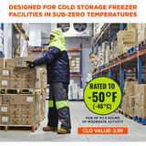 Tenacious Holdings, Inc Ergodyne 41259 Ergodyne N-Ferno 6476 Insulated Freezer Jacket