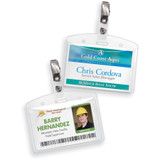 Avery Avery&reg; 2921 Avery(R) Heavy Duty Badge Holders, 2.25" x 3.5" , 50 Horizontal Name Badge Holders with Clips (2921)