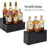 Mind Reader Products Mind Reader SYRUPH9 Mind Reader 9-Compartment Nested Syrup Bottle Holder