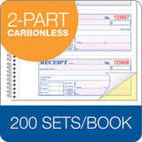 TOPS Products Adams SC1152PK Adams Spiral 2-part Money/Rent Receipt Book