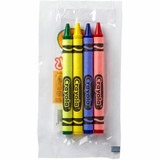 Crayola, LLC Crayola 520083 Crayola Set of Four Regular Size Crayons in Pouch