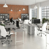 Bush Industries, Inc Bush Business Furniture HUD148PG Bush Business Furniture Hustle 48W x 24D Computer Desk with Metal Legs