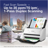 Epson Corporation Epson B11B263202 Epson DS-575W II Sheetfed Scanner - 600 x 600 dpi Optical