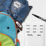 Avery Avery&reg; 40700 Avery&reg; No-Iron Clothing Labels - Assorted Shapes & Sizes