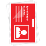 Fellowes, Inc. Fellowes 52033 Fellowes Punched ID Card/Clip Glossy Laminating Pouches