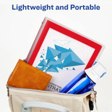 Avery Avery&reg; 17606 Avery&reg; Flexi-View 3 Ring Binder, 1 Inch Round Rings, 1 Red Binder