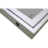 Ghent Manufacturing, Inc Ghent PA13624VX-193 Ghent 1 Door Enclosed Vinyl Bulletin Board with Satin Frame