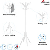 Alba, Inc Alba PMCAFEBC Alba Caf&eacute; Coat Stand