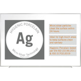 Ghent Manufacturing, Inc Ghent M4-23-1 Ghent Hygienic Porcelain Whiteboard with Aluminum Frame