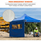 Tenacious Holdings, Inc Ergodyne 12989 Ergodyne Heavy-Duty Tent Sidewalls w/Window